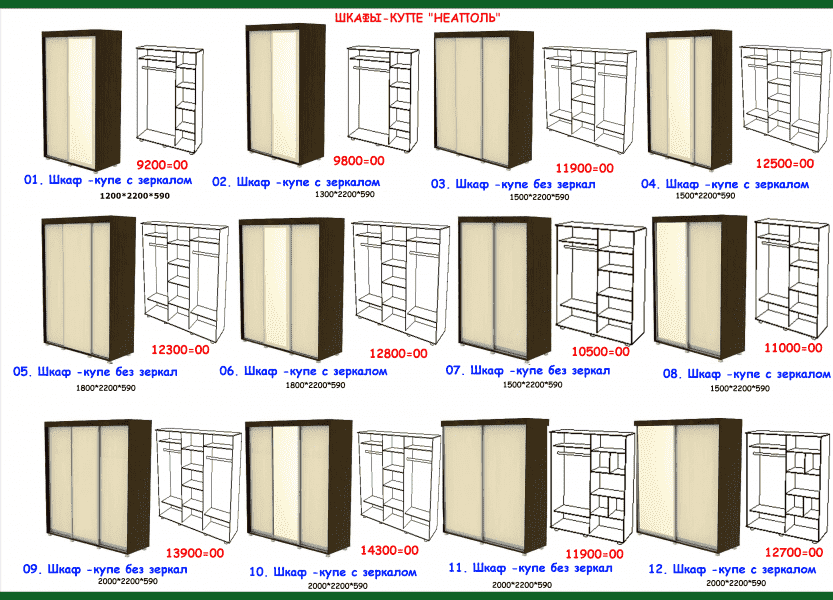 шкаф-купе неаполь в Пятигорске