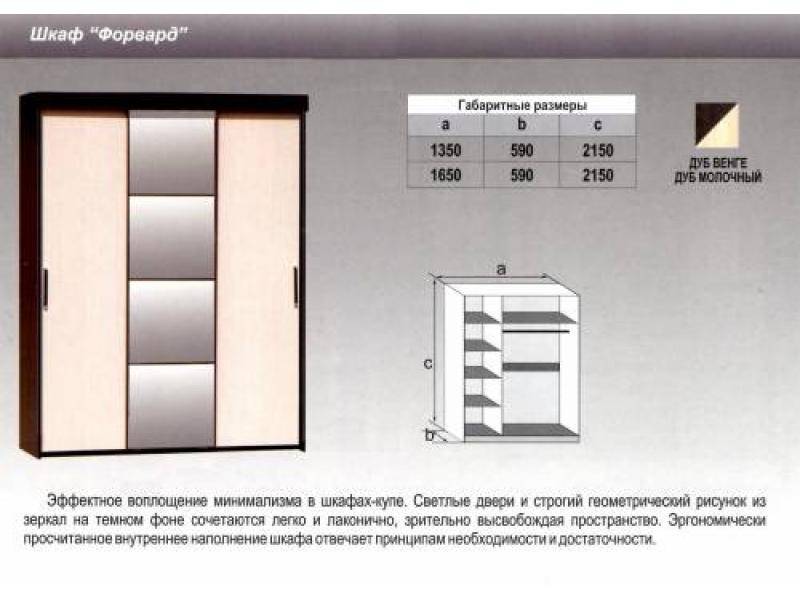 шкаф - купе форвард в Пятигорске