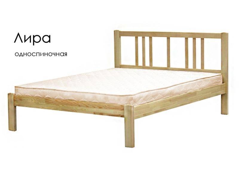 кровать лира из массива сосны в Пятигорске