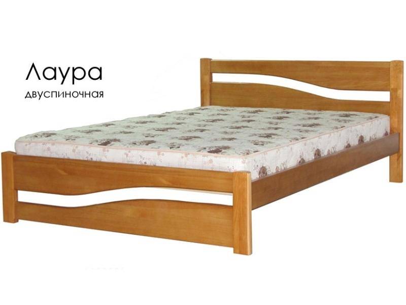 кровать лаура из массива сосны в Пятигорске