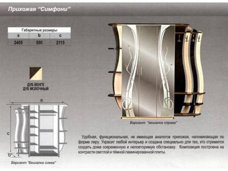 прихожая прямая симфони в Пятигорске