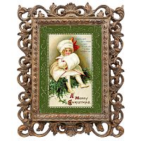 репродукция старинной рождественской гравюры a girl in white в Пятигорске