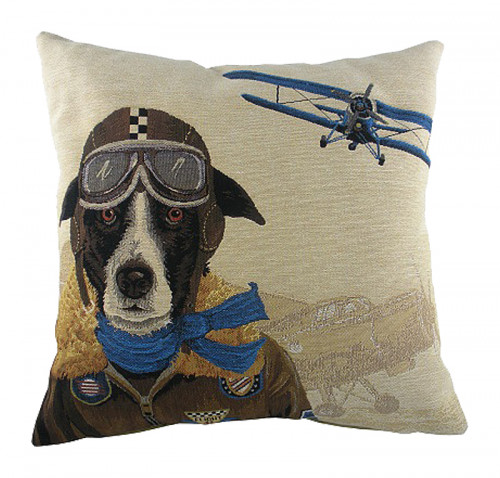 подушка с собакой-пилотом doggie fighters blue в Пятигорске