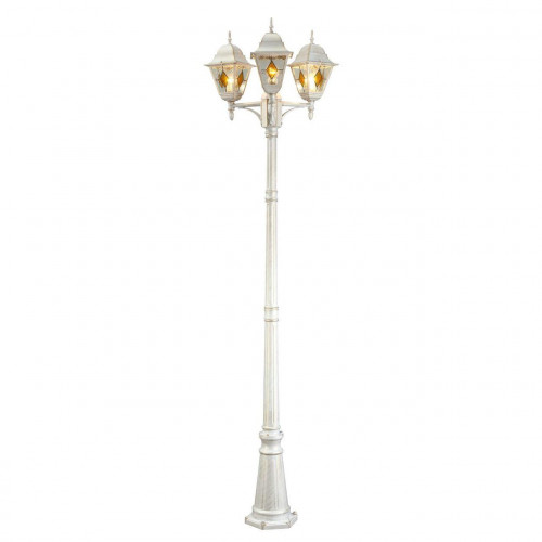 садово-парковый светильник arte lamp berlin a1017pa-3wg в Пятигорске