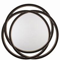 зеркало круглое черное большое диаметр 120 см round s в Пятигорске