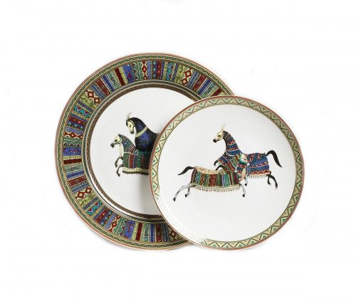 комплект тарелок antique (темная) в Пятигорске