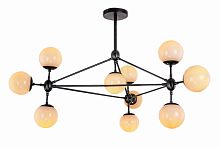 люстра modo 10 black+white черная, белые плафоны в Пятигорске