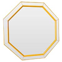 зеркало венецианское восьмиугольное желтое yellow octagon в Пятигорске