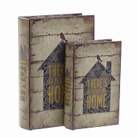 шкатулкикниги, набор из 2 шт. коричневого цвета в Пятигорске