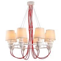 подвесная люстра arte lamp sergio a3325lm-8wh в Пятигорске