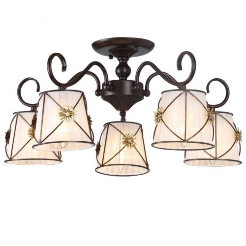 потолочная люстра arte lamp 72 a5495pl-5br в Пятигорске