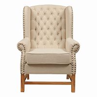 кресло мягкое с ушами french provincial armchair бежевое в Пятигорске