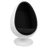 кресло ovalia egg черное в Пятигорске