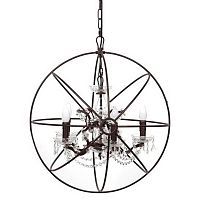 люстра foucault's orb crystal (60*55*50) коричневая в Пятигорске