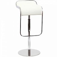 барный стул lem style piston stool белая кожа в Пятигорске