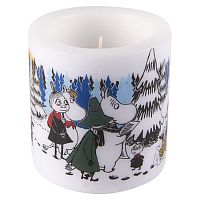 свеча большая moomin зимний лес, 8 см в Пятигорске