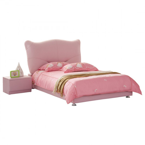 кровать pink leather kitty 120х200 в Пятигорске