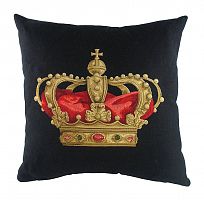 подушка с картинкой короны king crown black в Пятигорске