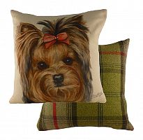 подушка с принтом waggydogs yorkie в Пятигорске