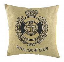 подушка с гербом королевского royal yacht club в Пятигорске