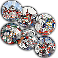 сет тарелки московия dream (6 шт.) в Пятигорске