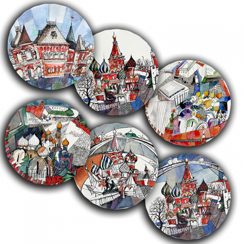 сет тарелки московия dream (6 шт.) в Пятигорске