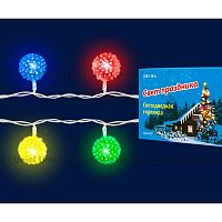 светодиодная гирлянда «шарики» 280см rgb (07921) uniel uld-s0280-020/dta rgb ip20 balls в Пятигорске