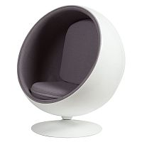 кресло eero ball chair серое в Пятигорске