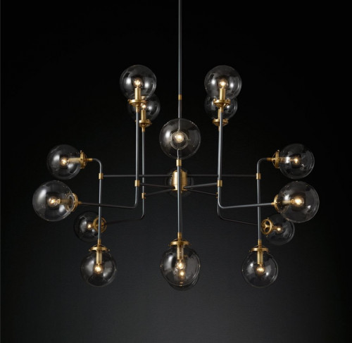 люстра bistro 16 черная, бронза в Пятигорске