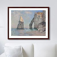 картина: the rock needle and the porte d'aval, 1885г. в Пятигорске