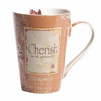 кружка cherish персикового цвета в Пятигорске