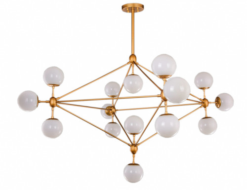 люстра modo 15 gold золото, белые плафоны в Пятигорске