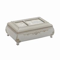 шкатулка для украшений музыкальная молочного цвета в Пятигорске
