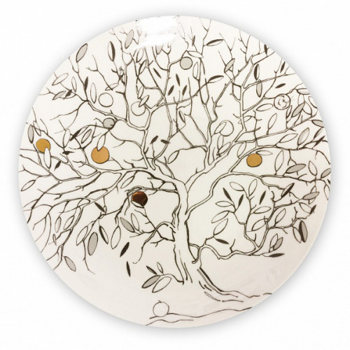 яблоня, тарелка серая в Пятигорске