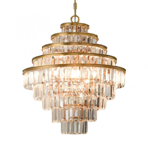 люстра alaine 80 латунь, прозрачное стекло латунь, прозрачная в Пятигорске