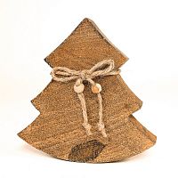 украшение новогоднее ель деревянная wooden tree, 15х14х2,5 см в Пятигорске