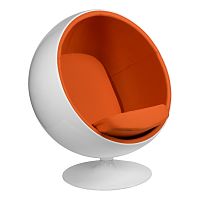 кресло eero aarnio style ball chair оранжевое в Пятигорске