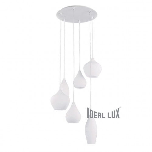 подвесная люстра ideal lux soft sp6 bianco в Пятигорске