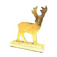 украшение декоративное golden raindeer, 22х18х5 см в Пятигорске