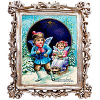 картина «с новым годом!» в раме «амели силвер», версия 22 в Пятигорске