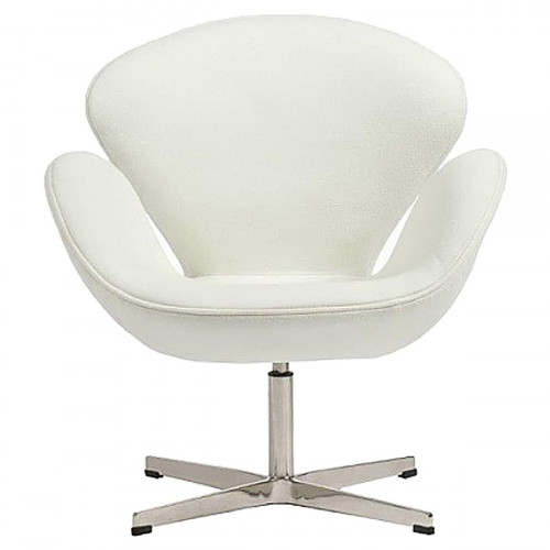 кресло swan chair кашемир белое в Пятигорске