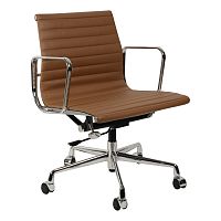 кресло eames style коричневая кожа в Пятигорске