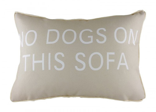 подушка с надписью no dogs on this sofa в Пятигорске