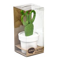 ножницы cactus с держателем, белые с зеленым в Пятигорске