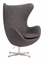 кресло egg chair кашемир серое в Пятигорске