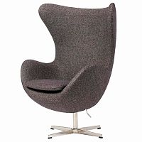 кресло egg chair серое в Пятигорске