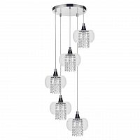 дизайнерская подвесная люстра spot light cordia 1192528 хром в Пятигорске