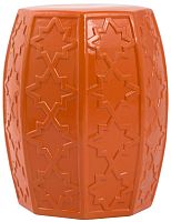 керамический столик-табурет garden stool оранжевый в Пятигорске
