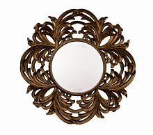 зеркало круглое большое в резной раме round leaf в Пятигорске