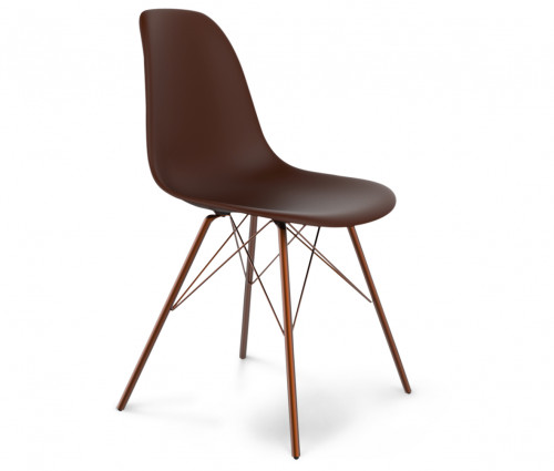 стул dsr коричневый s37 (eames style) в Пятигорске